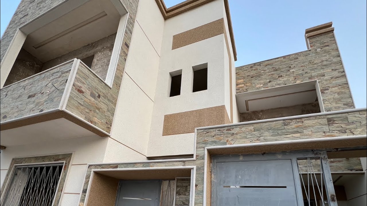 فيلا زوينة مع مسبح في طور الانجاز 166 متر طابقين بقية شهر على إنتهاء الاشغال دخول تشوف 0635141907✌️