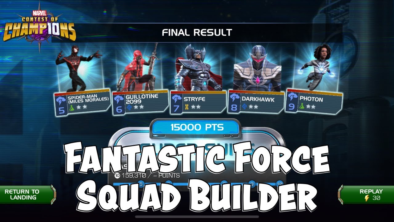 MCOC Squad Builder Side Quest - Round 6