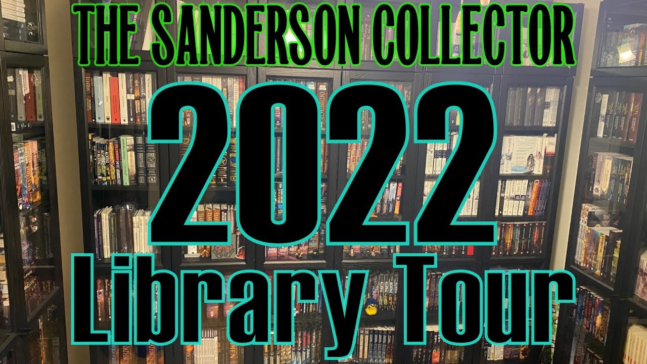 800+ Book Brandon Sanderson Library Tour (2022)