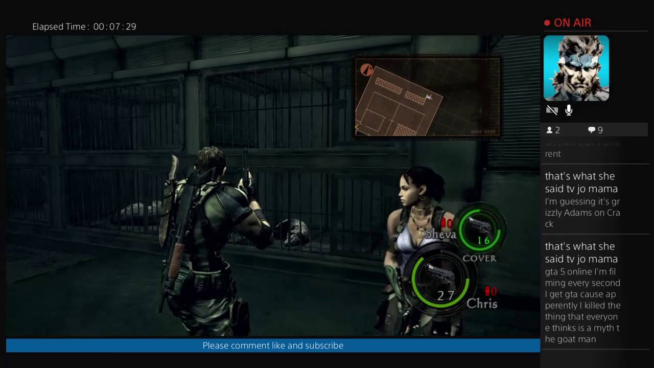 Resident Evil 5 hd  episode 1 SFX ENT haunted stream
