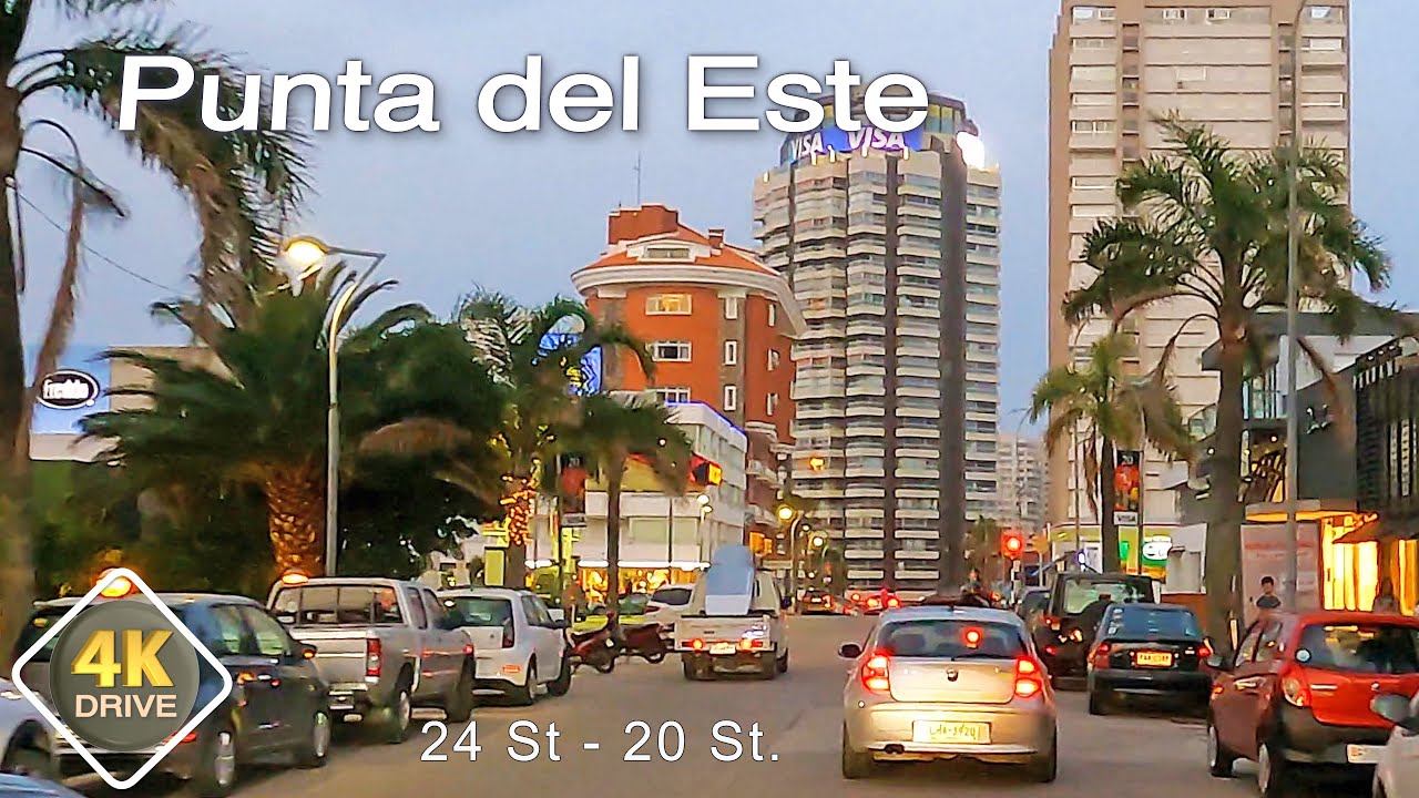 4K DRIVE Peninsula Punta del Este URUGUAY 4k video UY GoPro