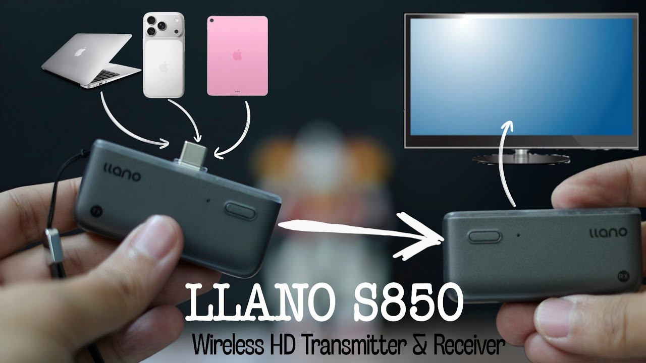 Комплект беспроводного передатчика и приемника LLANO S850 | Идеальное беспроводное решение