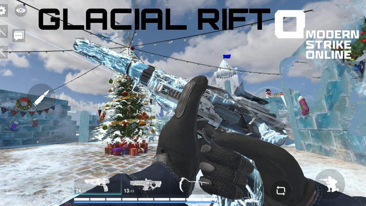 GLACIAL RIFT: ОБЗОР НА НОВЫЙ ЗИМНИЙ ПИСТОЛЕТ В Modern Strike Online