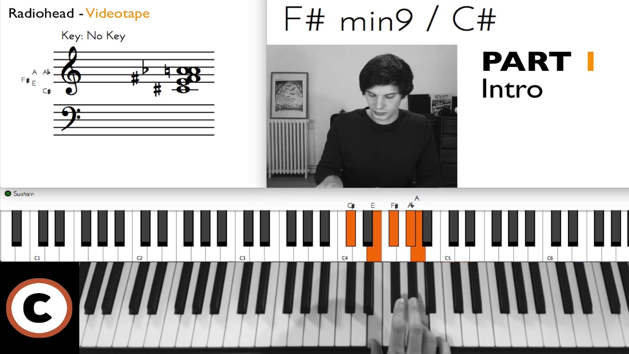 RADIOHEAD - VIDEOTAPE - Piano Tutorial