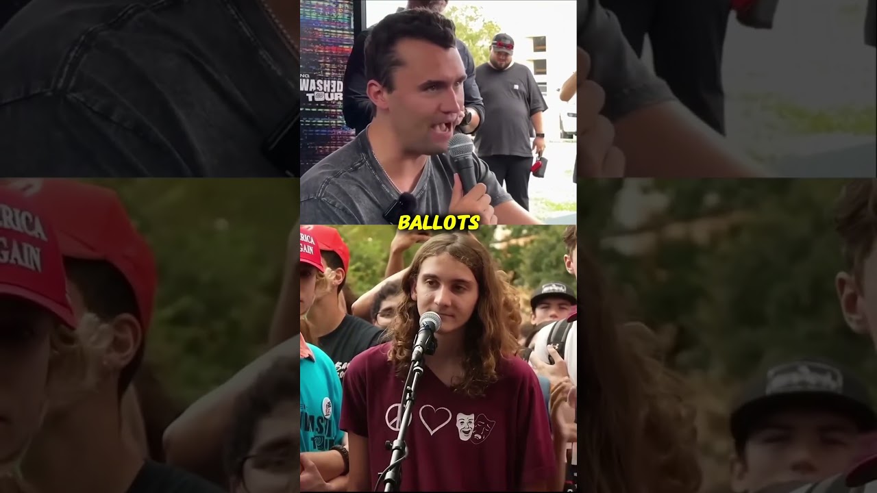 Charlie Kirk Debates Lunatic Liberal #charliekirk #conservative #democrats #politics #debate