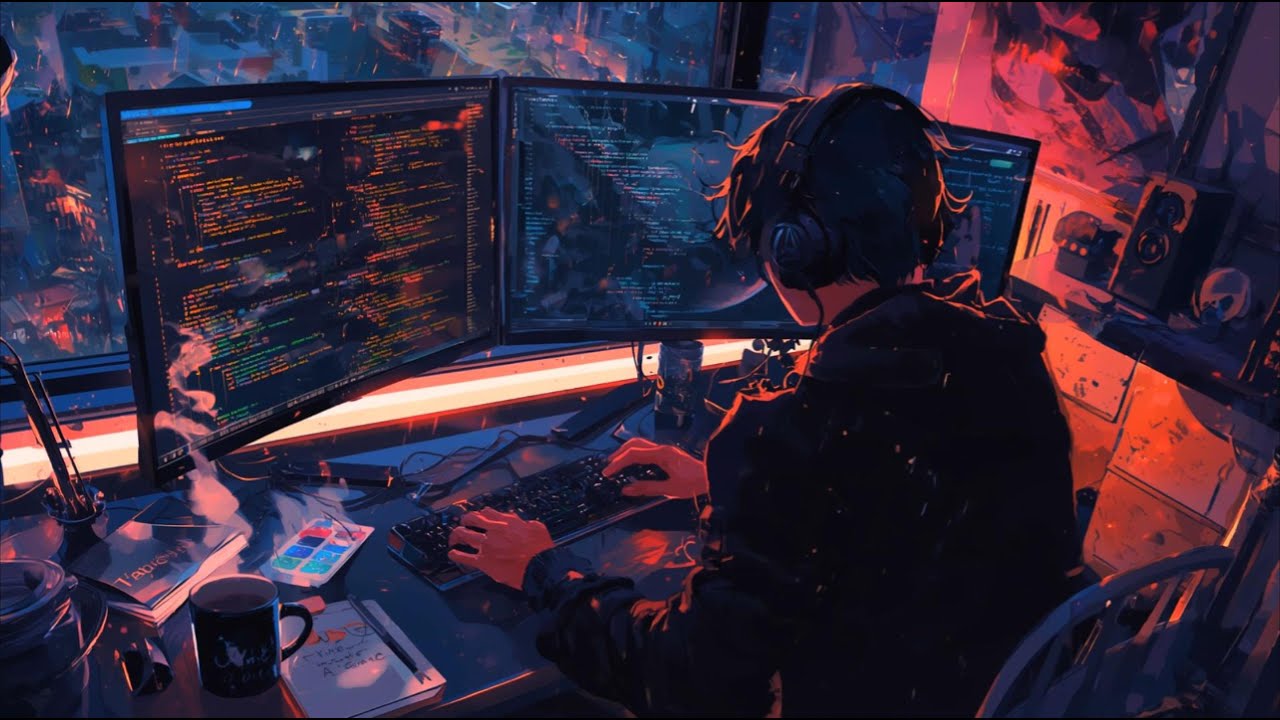 Late Night Coding 💻 — Lofi Beats for Programming & Deep Focus