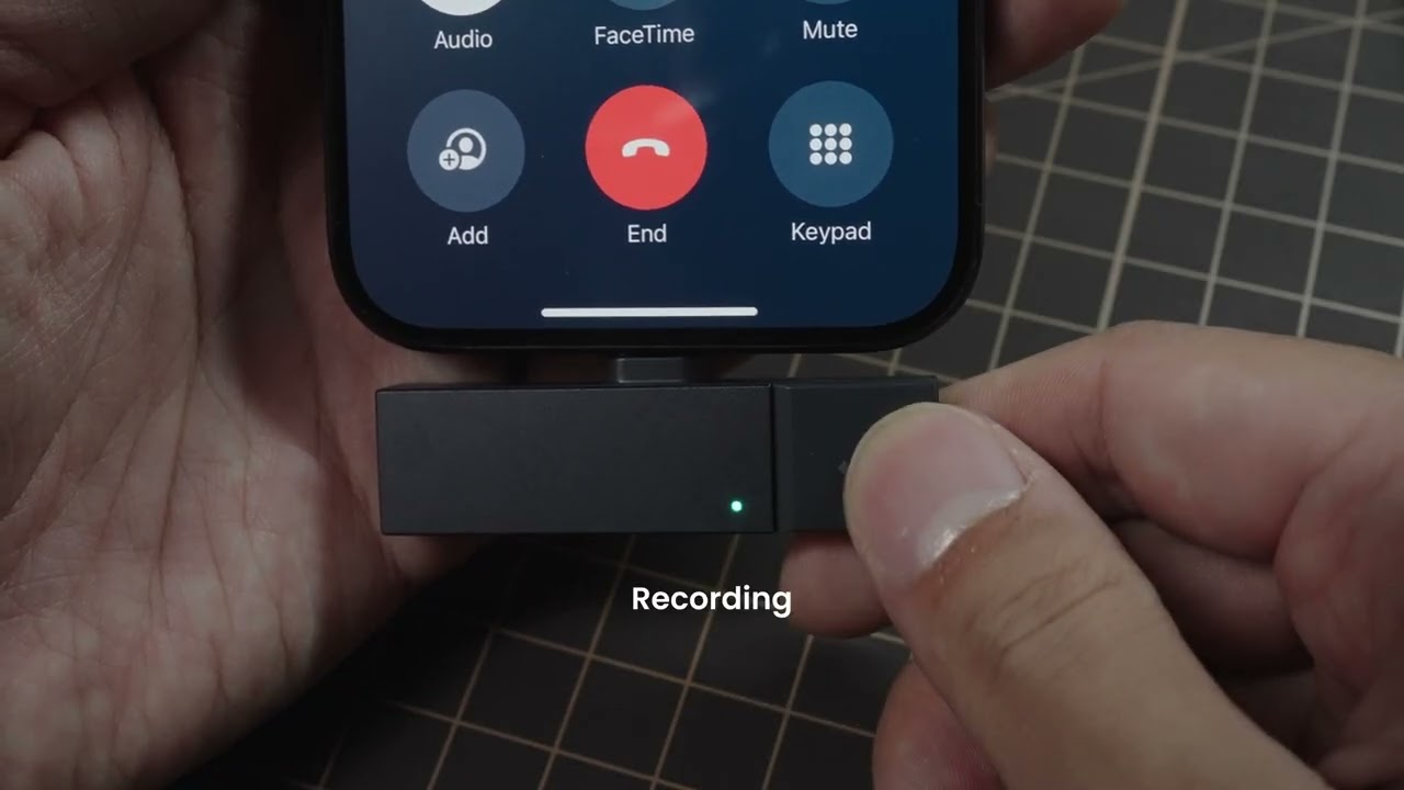 HiDock P1 mini: AI Voice Recorder for Bluetooth Earphones. Designed for Smartphones.