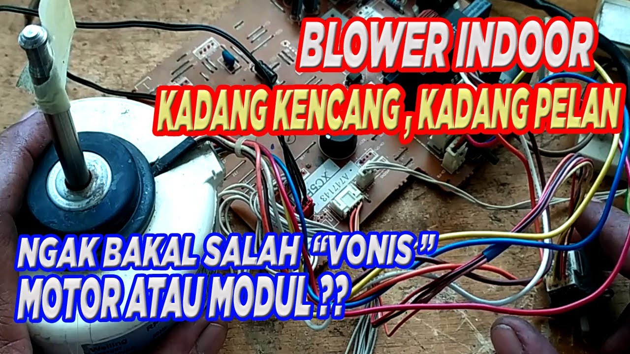 MENGAPA ANGIN AC KURANG KENCANG || ANGIN AC TIDAK STABIL || FAN INDOOR AC PELAN
