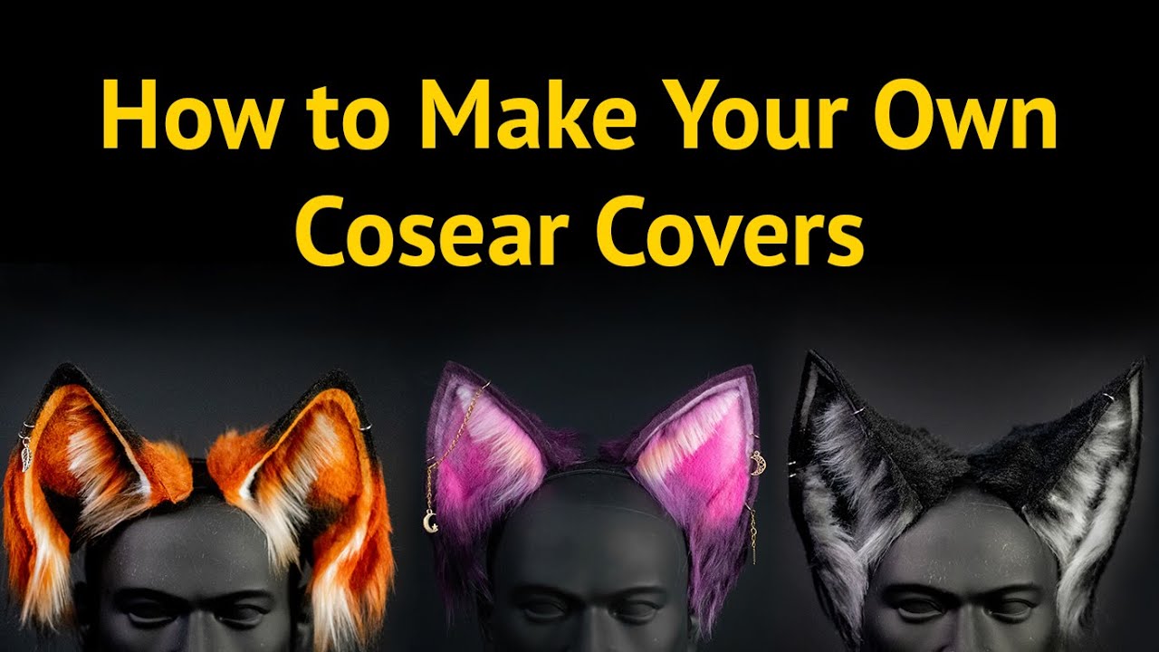 How to Make No-Sew Animal Ears for Cosears (Cosgear Patterns)