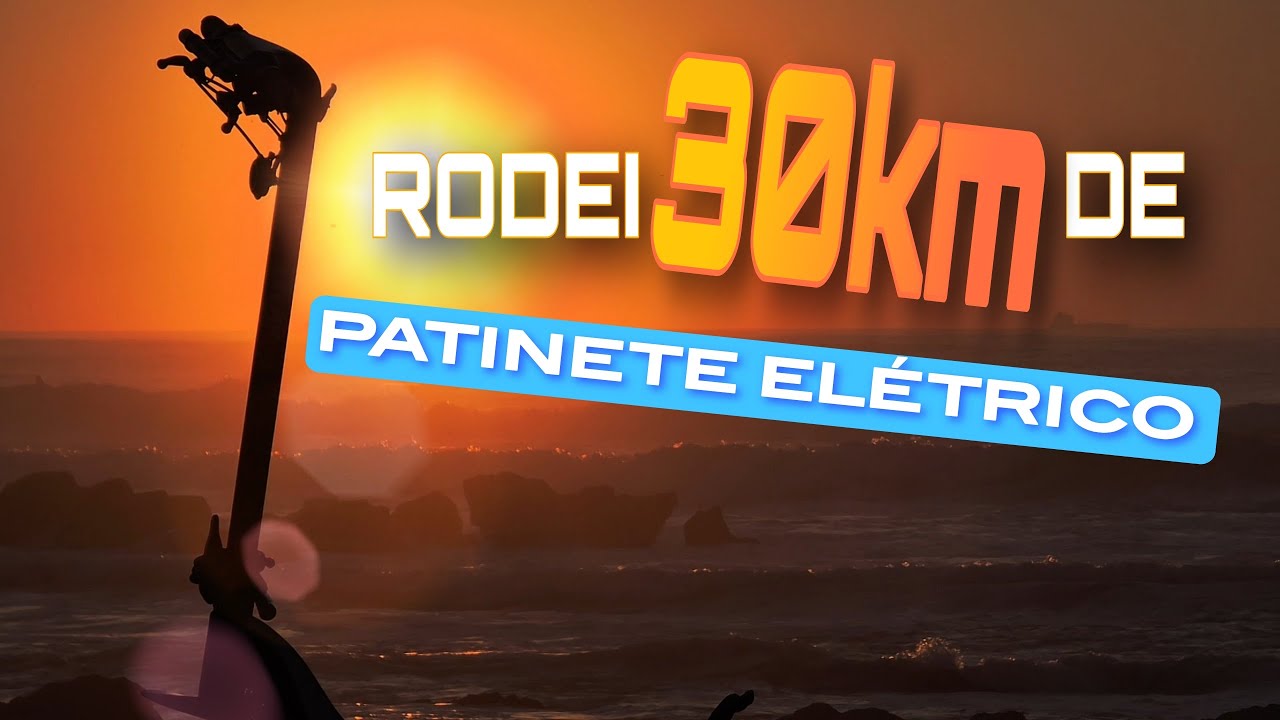 Fui de Trotinete até a Praia (30km) | Passeio Completo + Drone