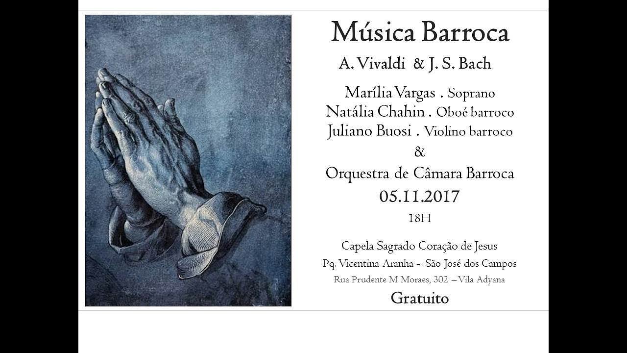 MÚSICA BARROCA - Concerto na Capela do Parque Vicentina Aranha