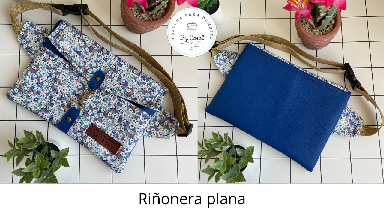 Tutorial costura: ¿Cómo hacer una riñonera plana?