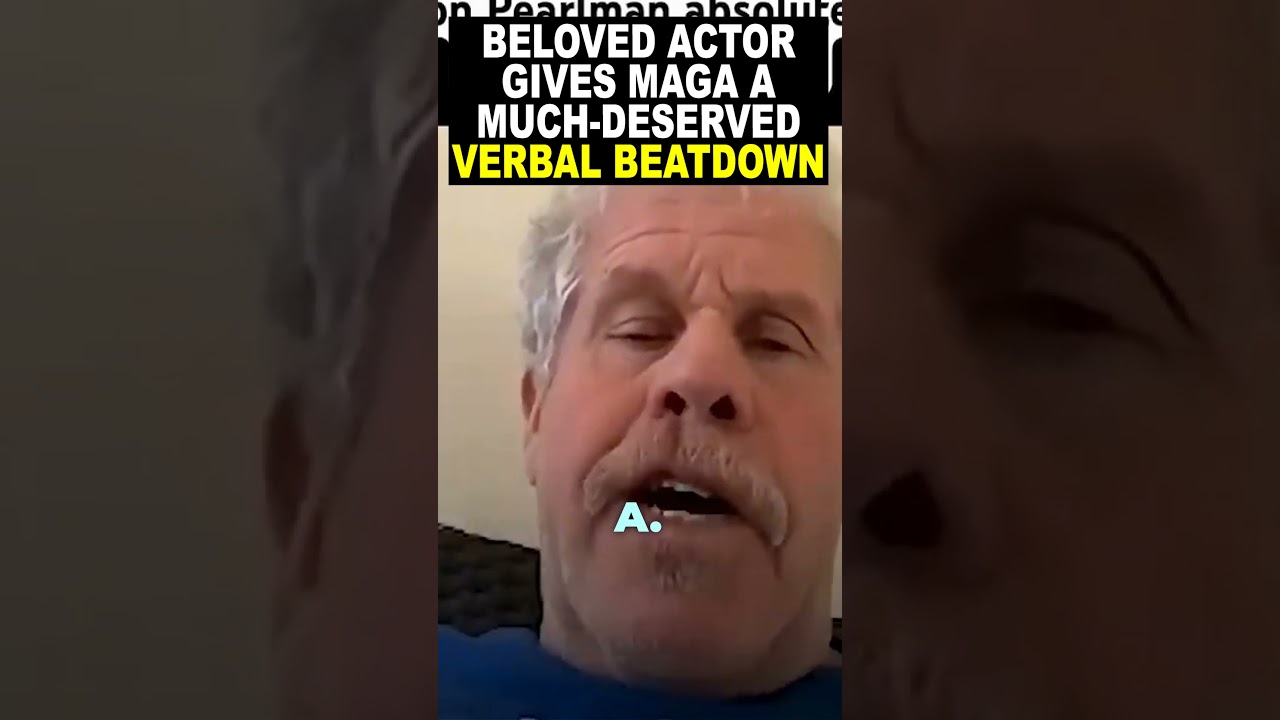 Aktor Ron Perlman NISZCZY Donalda Trumpa