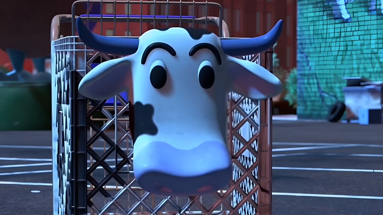 Toy Story 2 - BUZZ AND FRIENDS SNEAK IN COW CART! | Sponsored by Gamavission Csupo Effects 