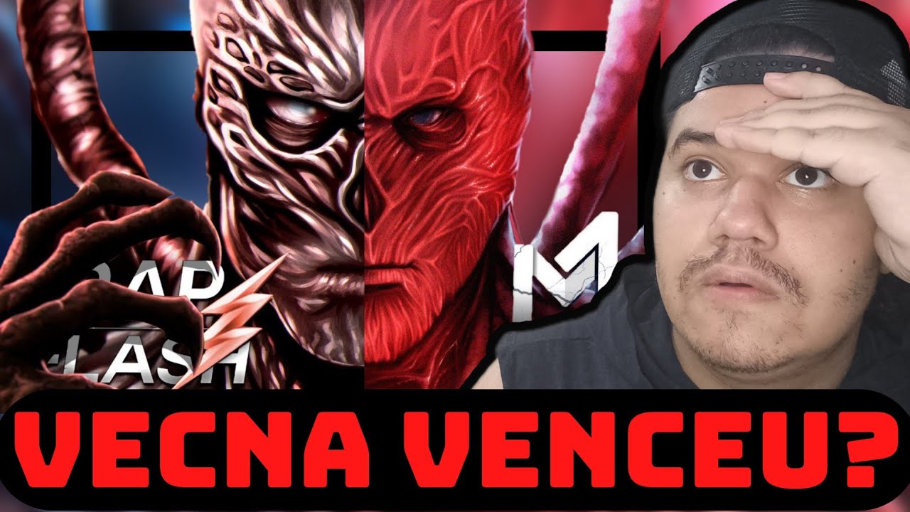 REACT 2 EM 1 - Rap do Vecna (Stranger Things) 001 | TERROR DO MUNDO INVERTIDO - M4rkim & Flash Beats