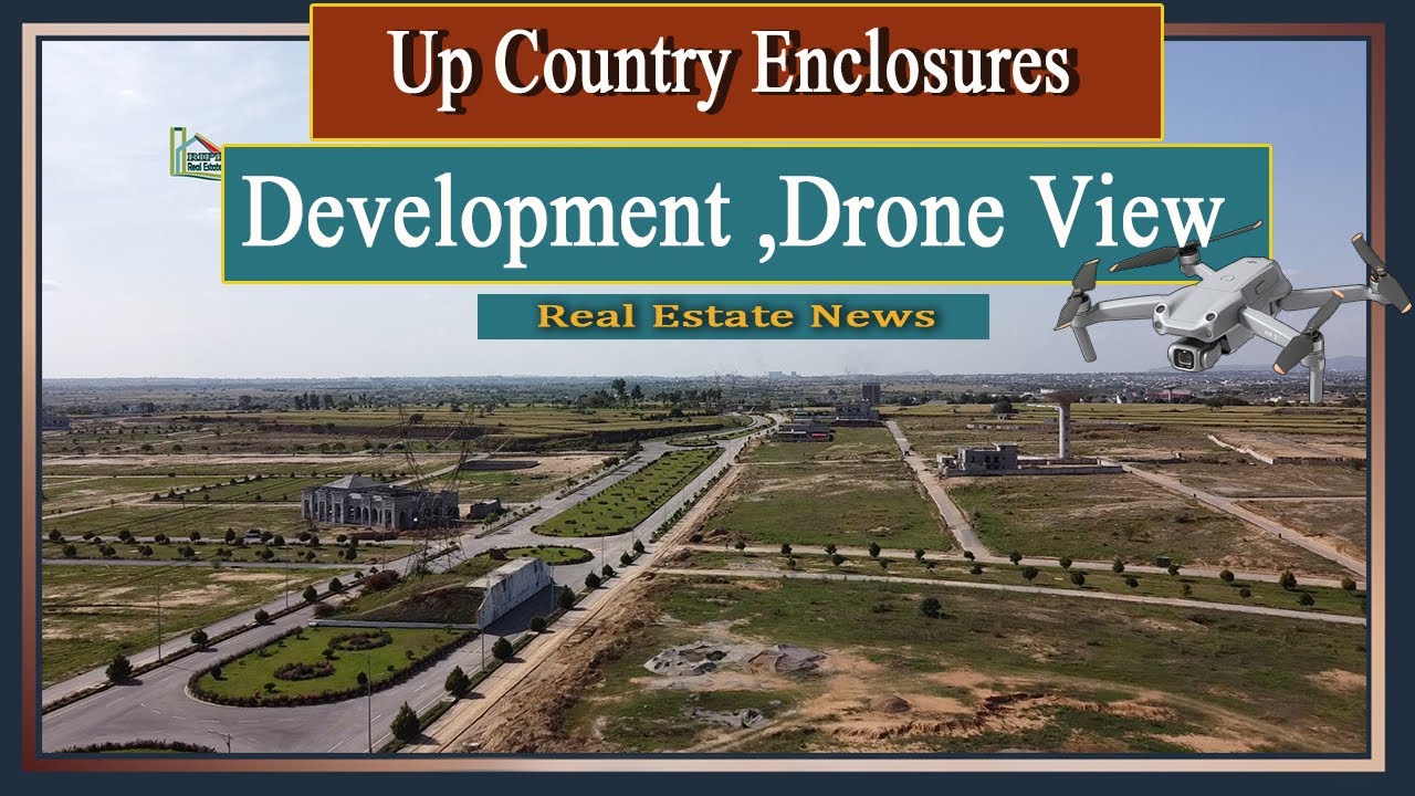 up country enclosures drone view | Real News