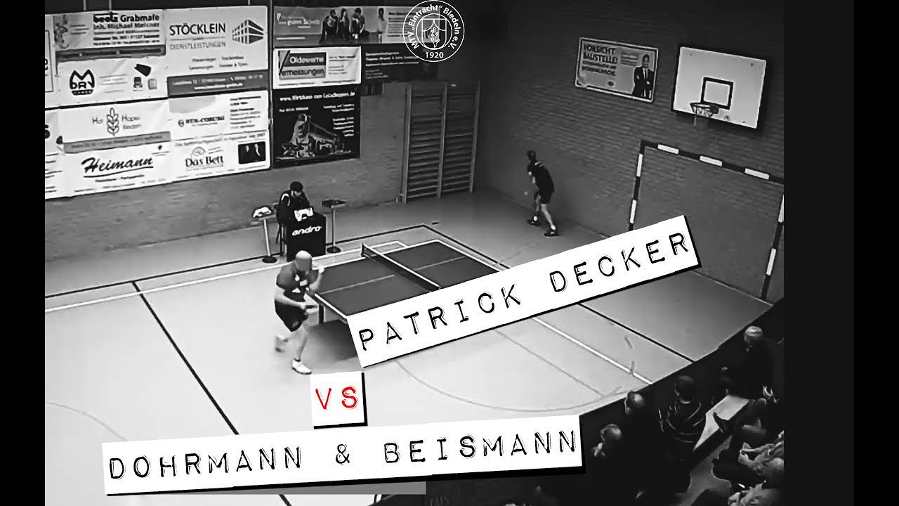 Patrick Decker vs. Dohrmann & Beismann (TTS Borsum X MTV Eintracht Bledeln | Regionalliga 2020)