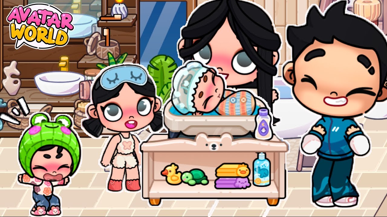 MI HIJA MENOR SIENTE CELOS😰 DEL NUEVO BEBE🍼👶 en AVATAR WORLD *NALA💞