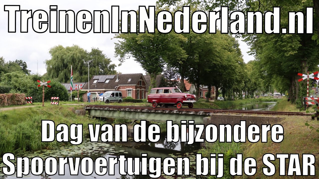Dag van de bijzondere Spoorvoertuigen bij de STAR in Stadskanaal