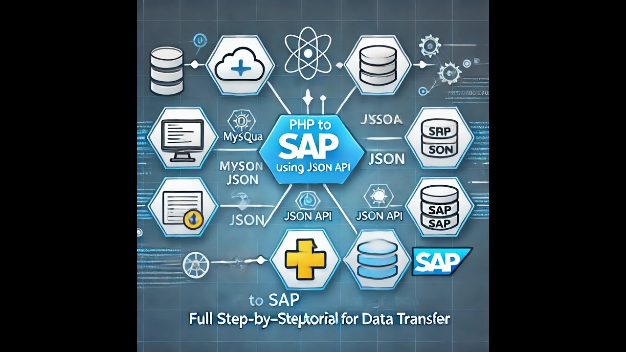 How to Build PHP to SAP Integration using JSON API | Full Step-by-Step Tutorial for Data Transfer