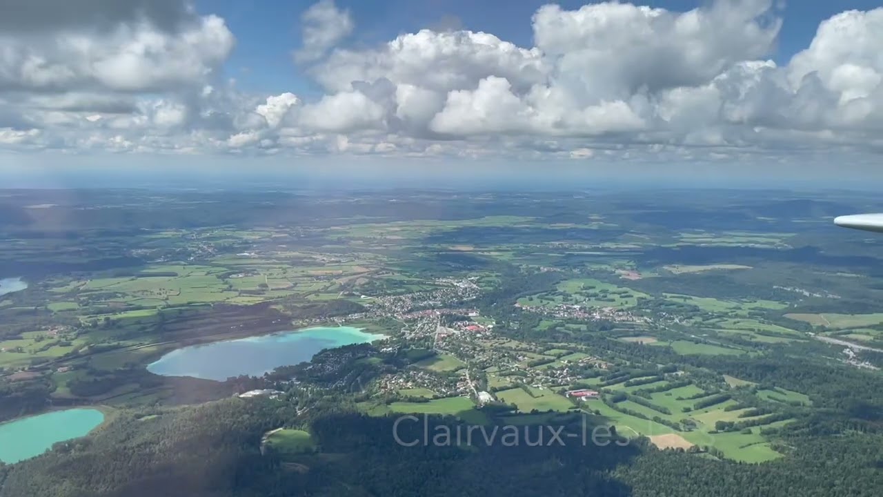 Survol du Jura en avion (Jura)