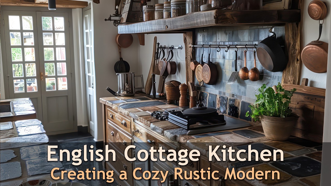 Cozy and Timeless: Rustic Modern English Cottage Kitchen Inspiration