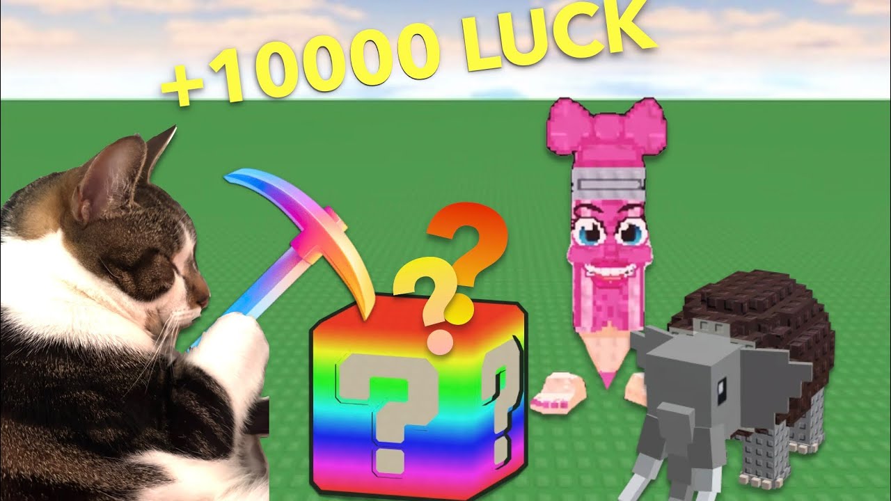 I tired to get the BEST BRAIN-ROT in Break a lucky block