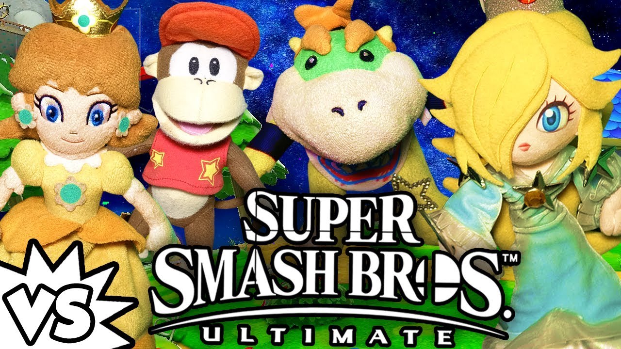 ABM: Дэйзи и Дидди против Розалины и Джуниора!! SUPER SMASH BROS ULTIMATE!! ᴴᴰ