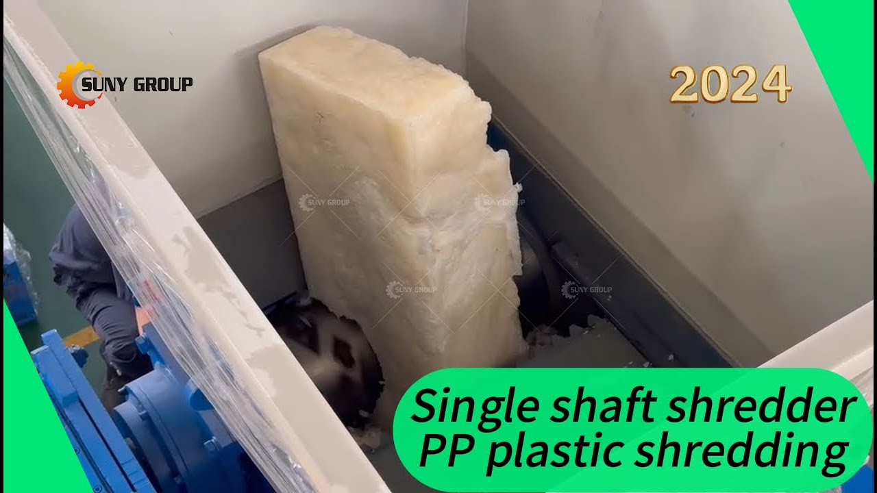 600 type single shaft shredder shreds PP plastic#shredder