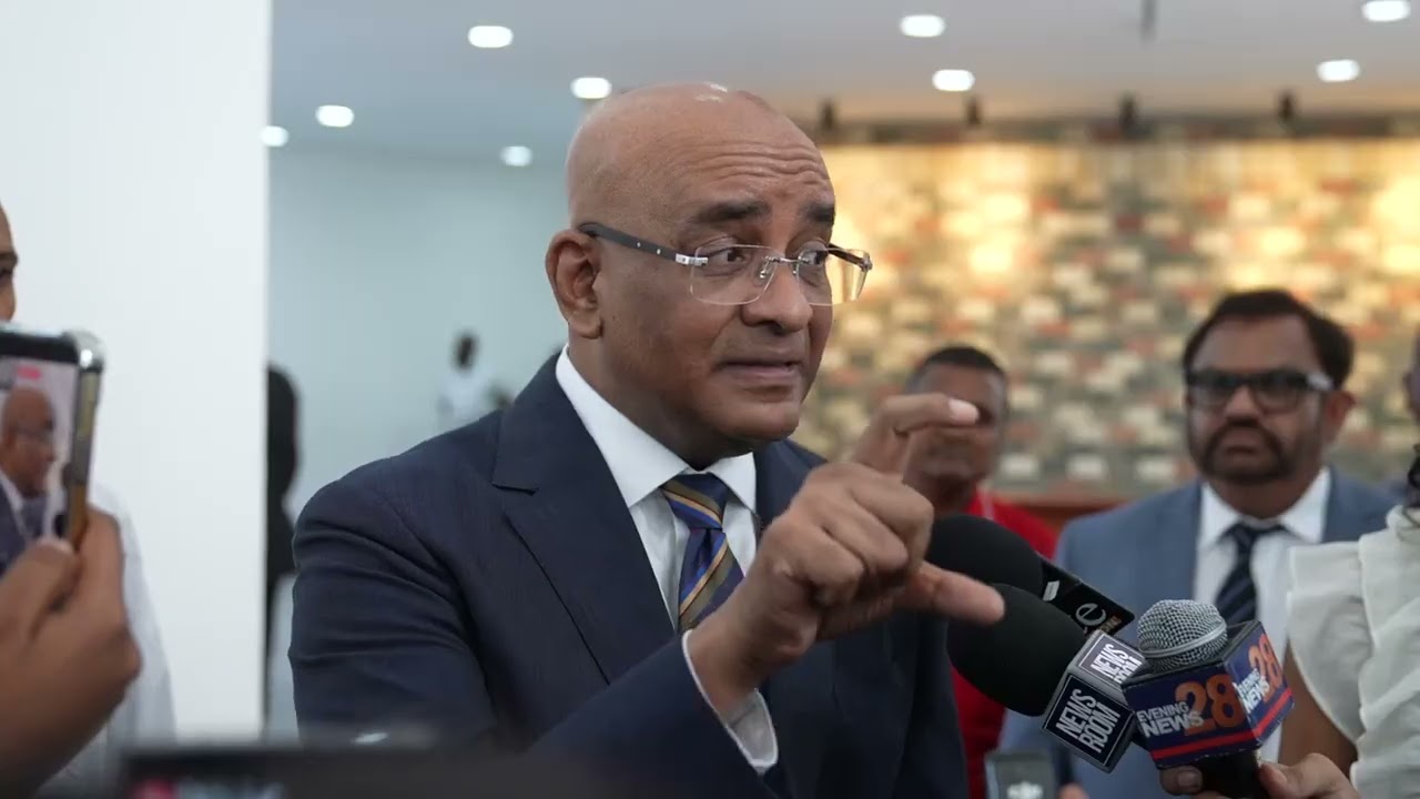 Interview with Vice President Dr Bharrat Jagdeo at first sitting of the 13th Parliament of Guyana.