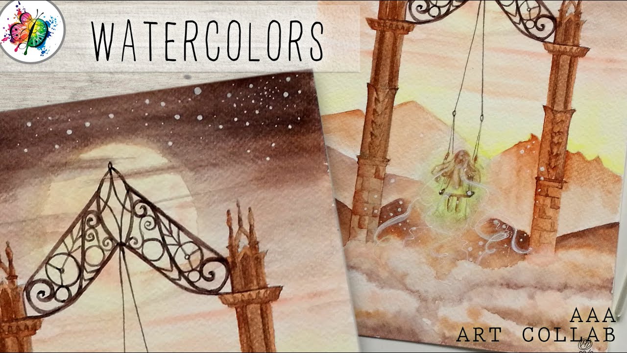 Watercolor Fantasy Painting