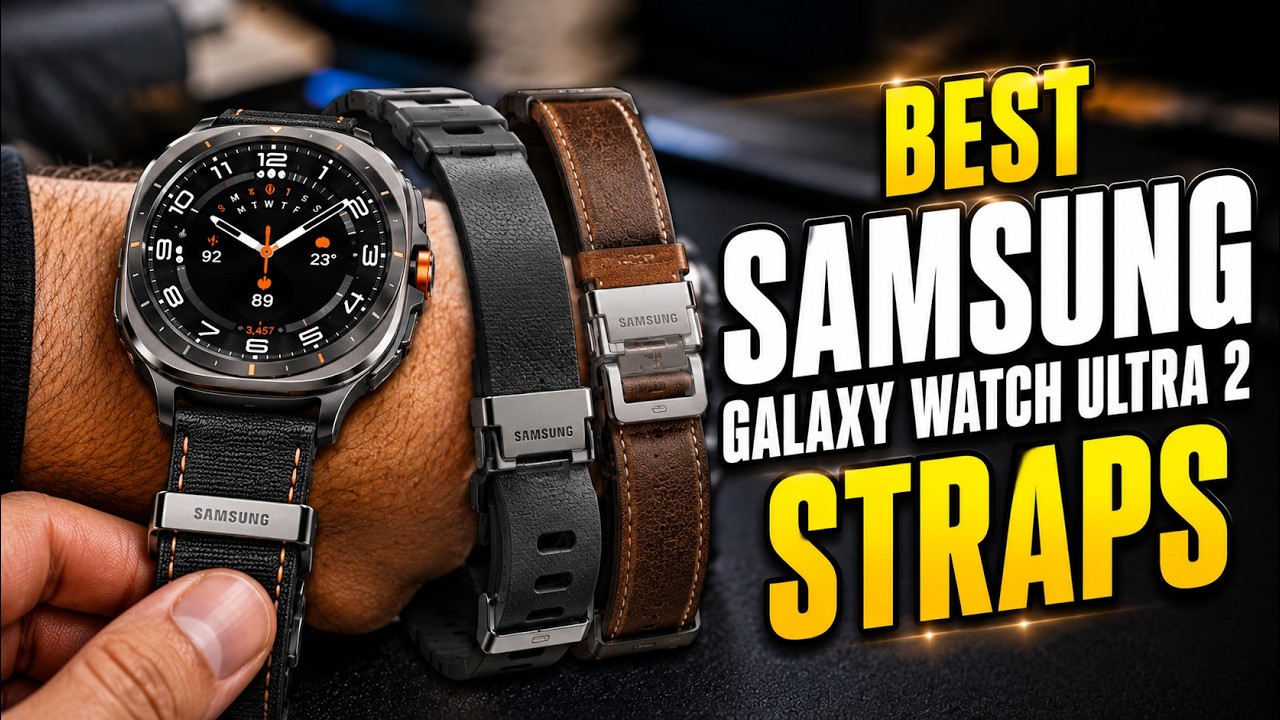 Топ-5 лучших ремешков для Samsung Galaxy Watch Ultra 2 в 2026 году!