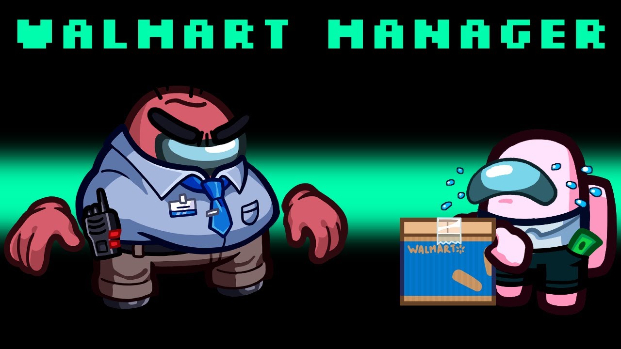 EVIL WALMART Manager ROLE in Among Us