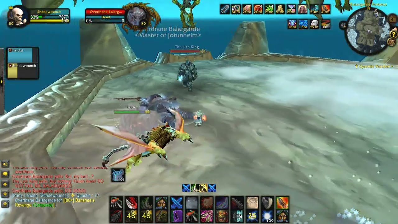 Banshee's Revenge. Icecrown quest. World of Warcraft Wrath of the Lich King classic