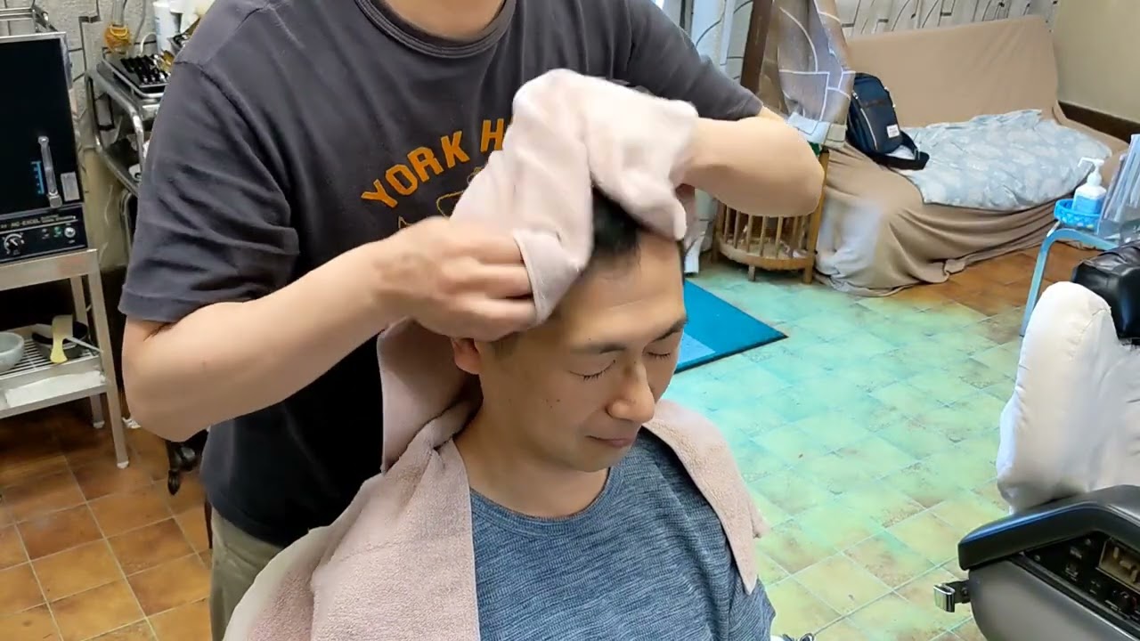 床屋のシャンプーとマッサージですよ ASMR №300