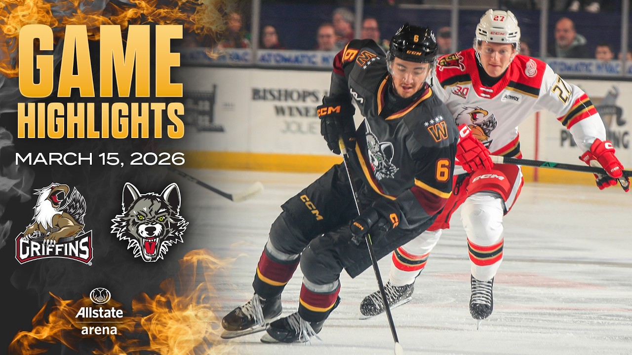 Grand Rapids Griffins at Chicago Wolves | Game Highlights | March 15, 2026