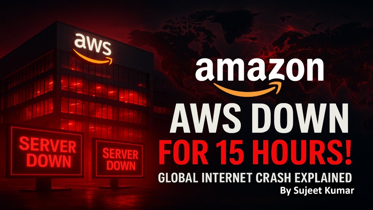 AWS Down for 15 Hours! The Global Internet Crash of 2025 Explained | @TalkwithSujeetofficial