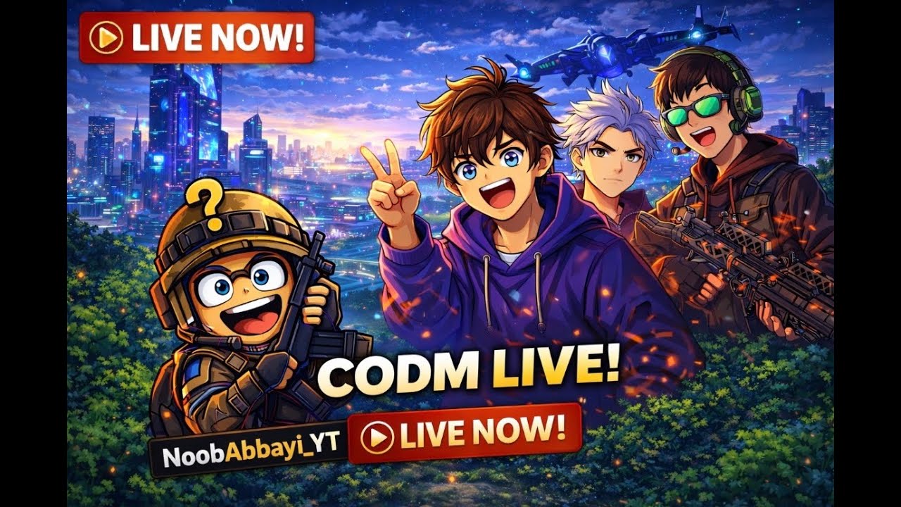 🔴 LIVE | Noob Gameplay 😄🔥 | CODM & Fun | NoobAbbayi_YT #LiveGaming #CODMRanked #TeluguLive