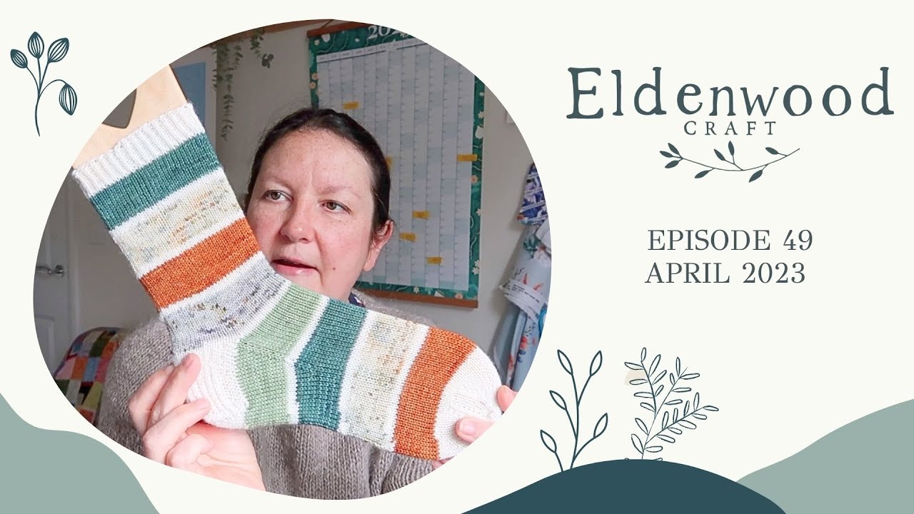 49. Eldenwood Craft Knitting Podcast : more Cumulus Tee, crochet, socks and a surprise cast on