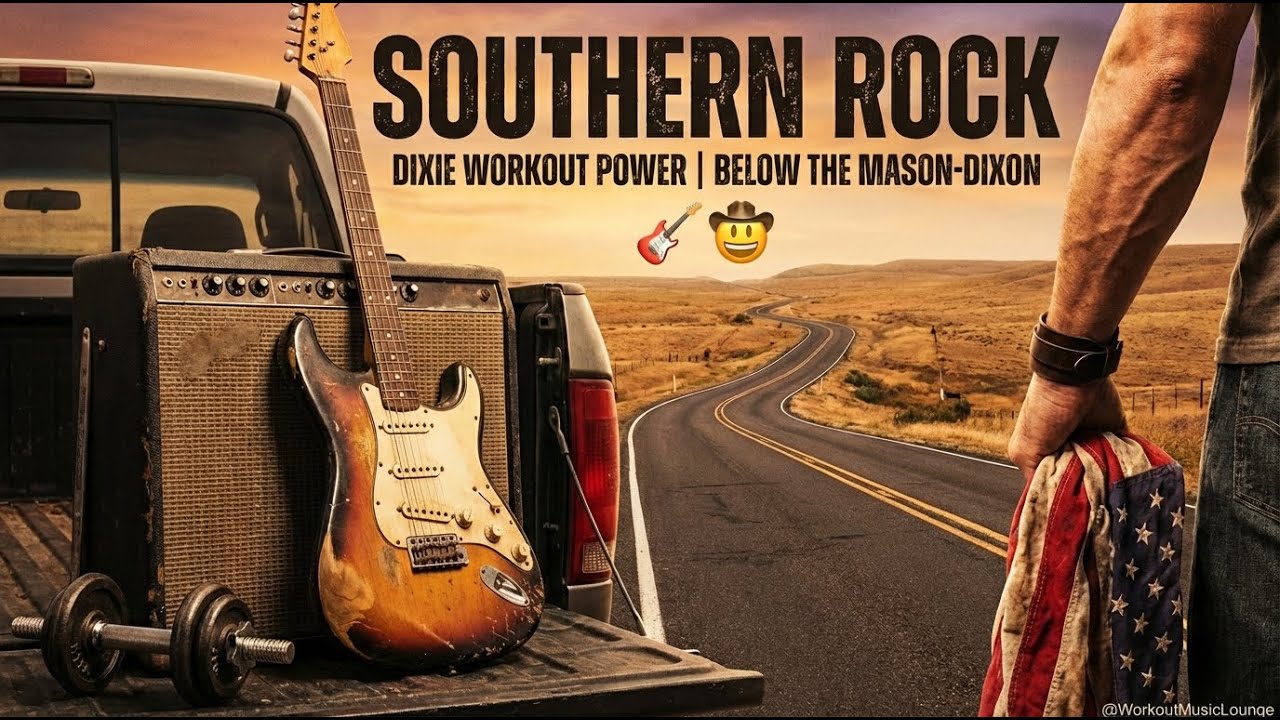 🎸 SOUTHERN ROCK — Dixie Workout Power | Below the Mason-Dixon 🤠