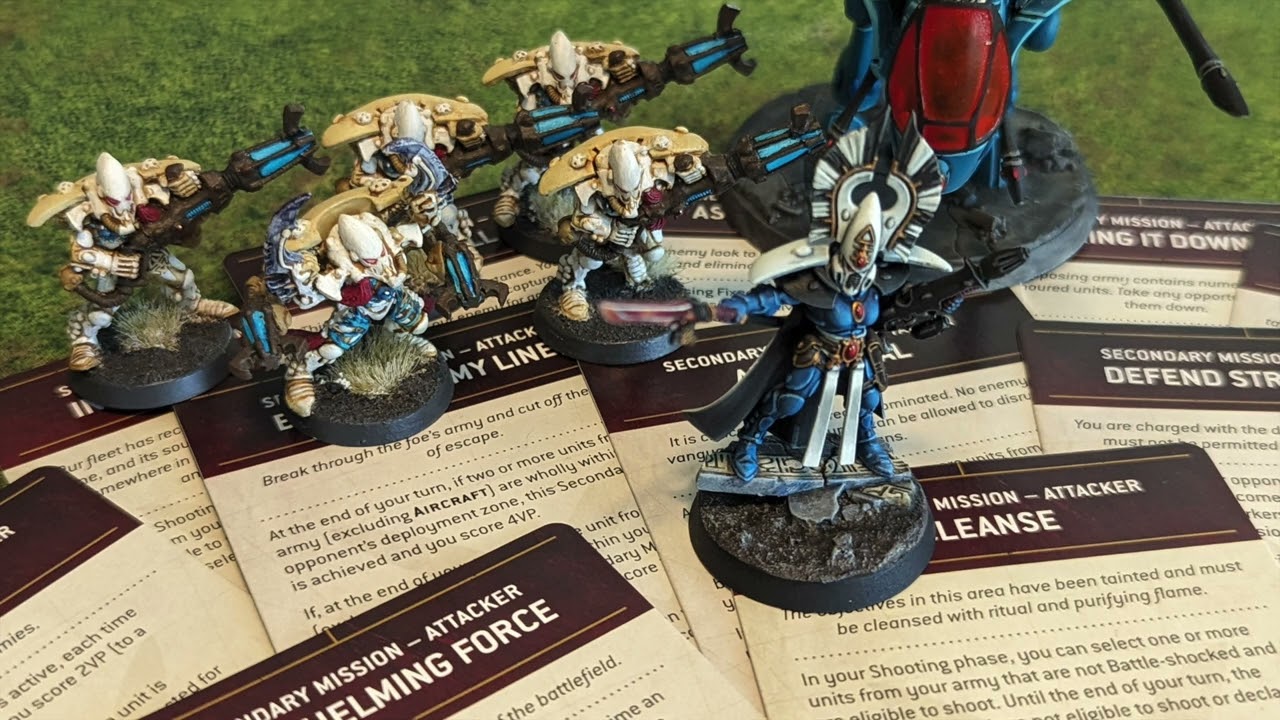 How Aeldari Score Secondary Objectives  in 10th Edition 40k