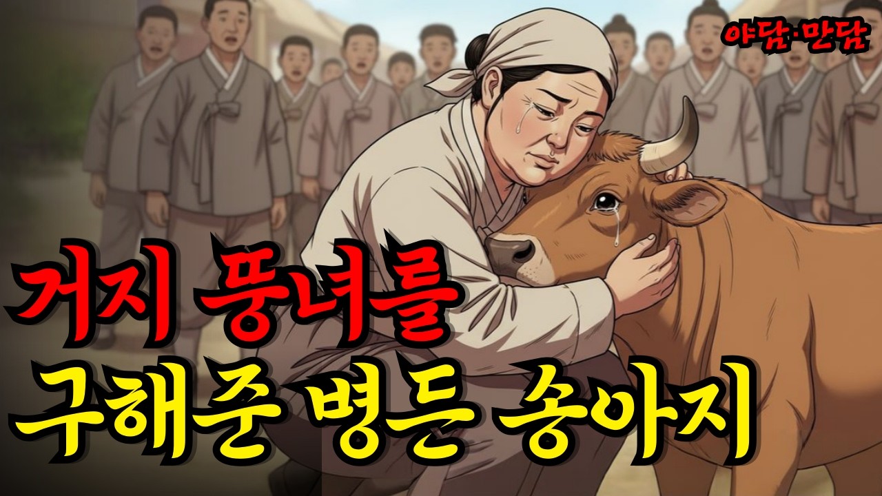 장녀가된 뚱녀를 구해준 병든 송아지의 슬픈반전 |야담|만담|전설|옛날이야기|사연