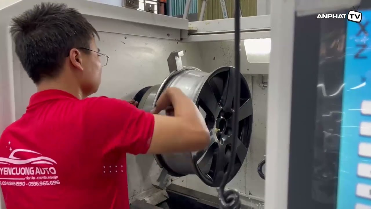 Quy trình Phay mặt Lazang tại Nguyễn Cường X-Auto - Vĩnh Phúc