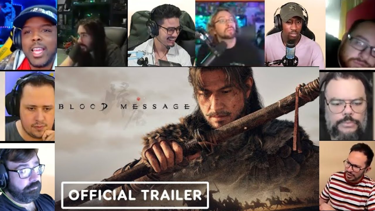 Blood Message - Official Reveal Trailer | REACTION MASHUP