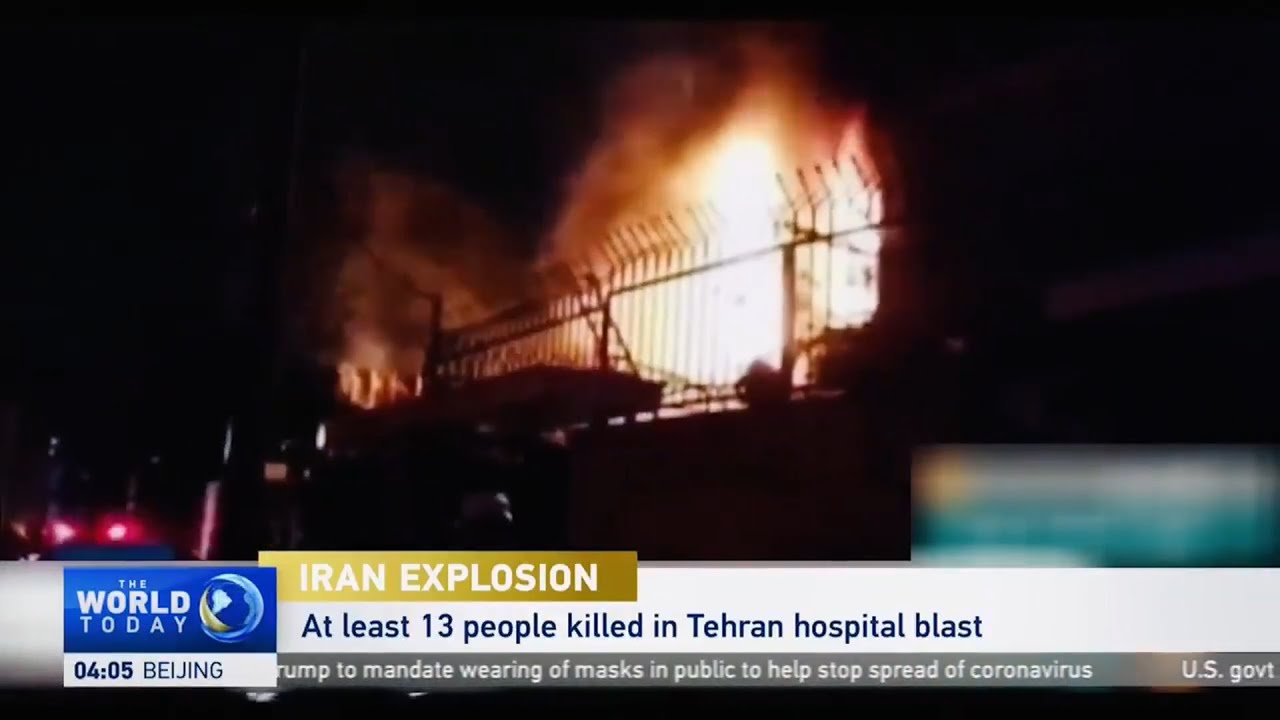 Deadly blast rocks Tehran hospital