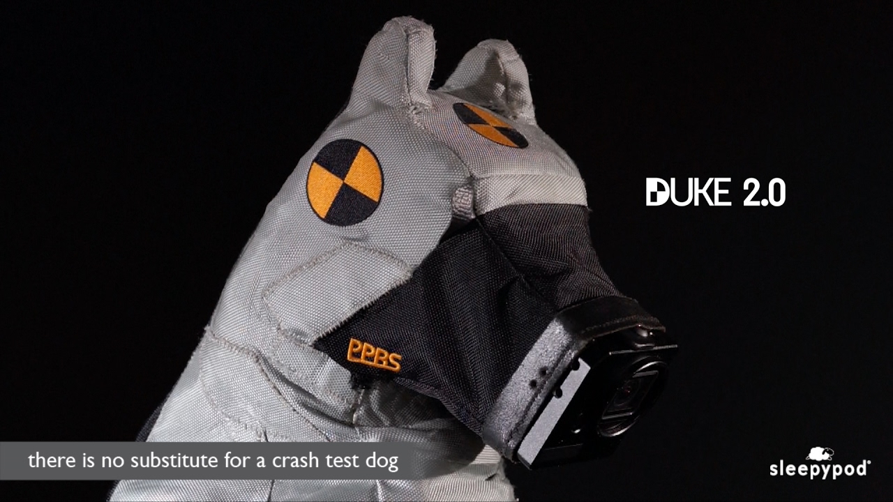 DUKE 2.0 - a crash test dog that records accurate, verifiable data - #safetravels