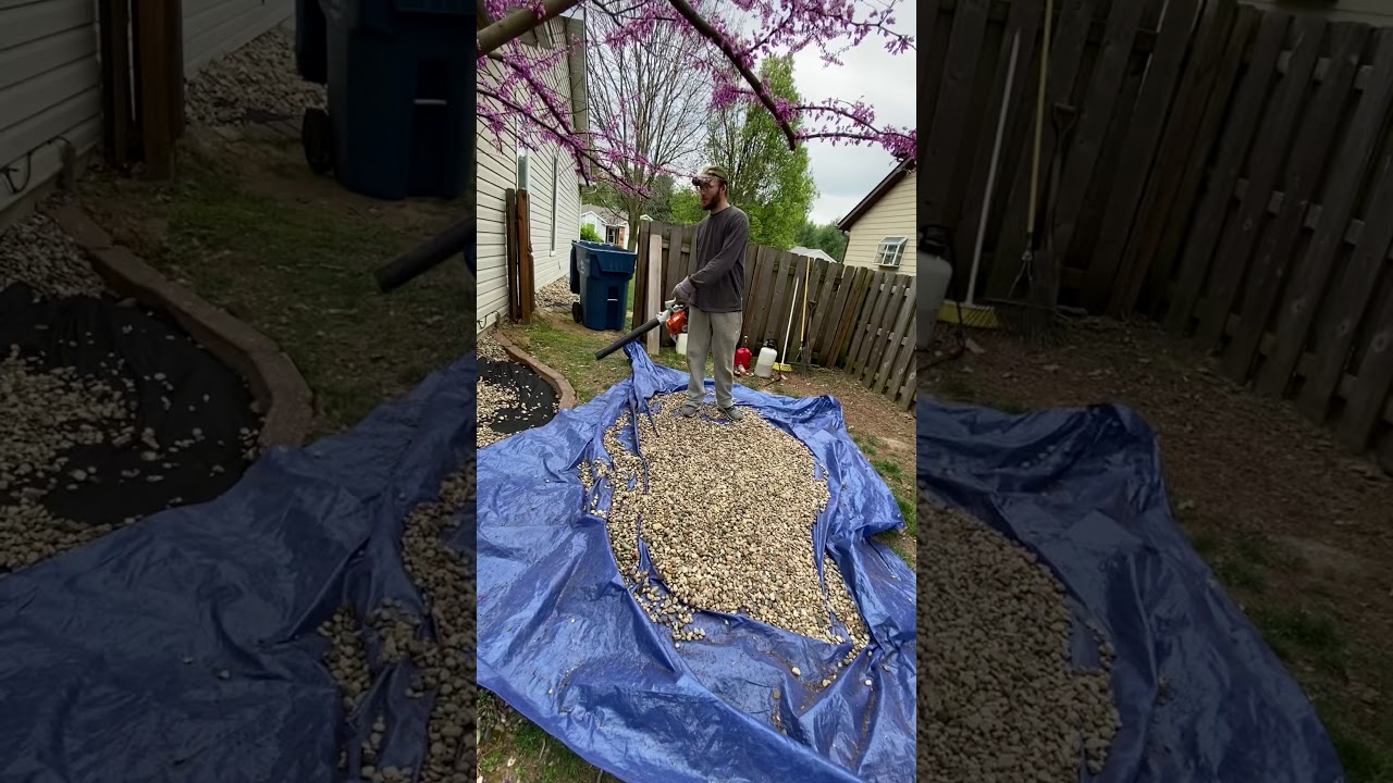 Landscaping!! Best way to clean rock fast and efficient
