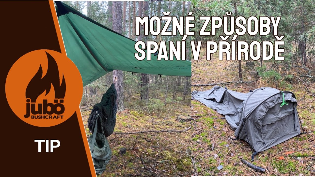 TIP : Jak nocovat v přírodě aneb od stanu po hamaku