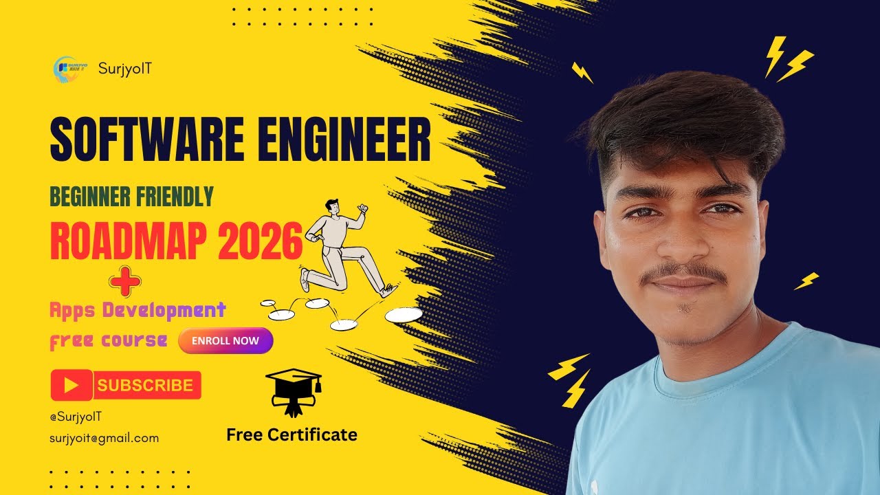 Software Engineer Roadmap 2026 in Bangla | Step by Step Guide | Surjyo IT