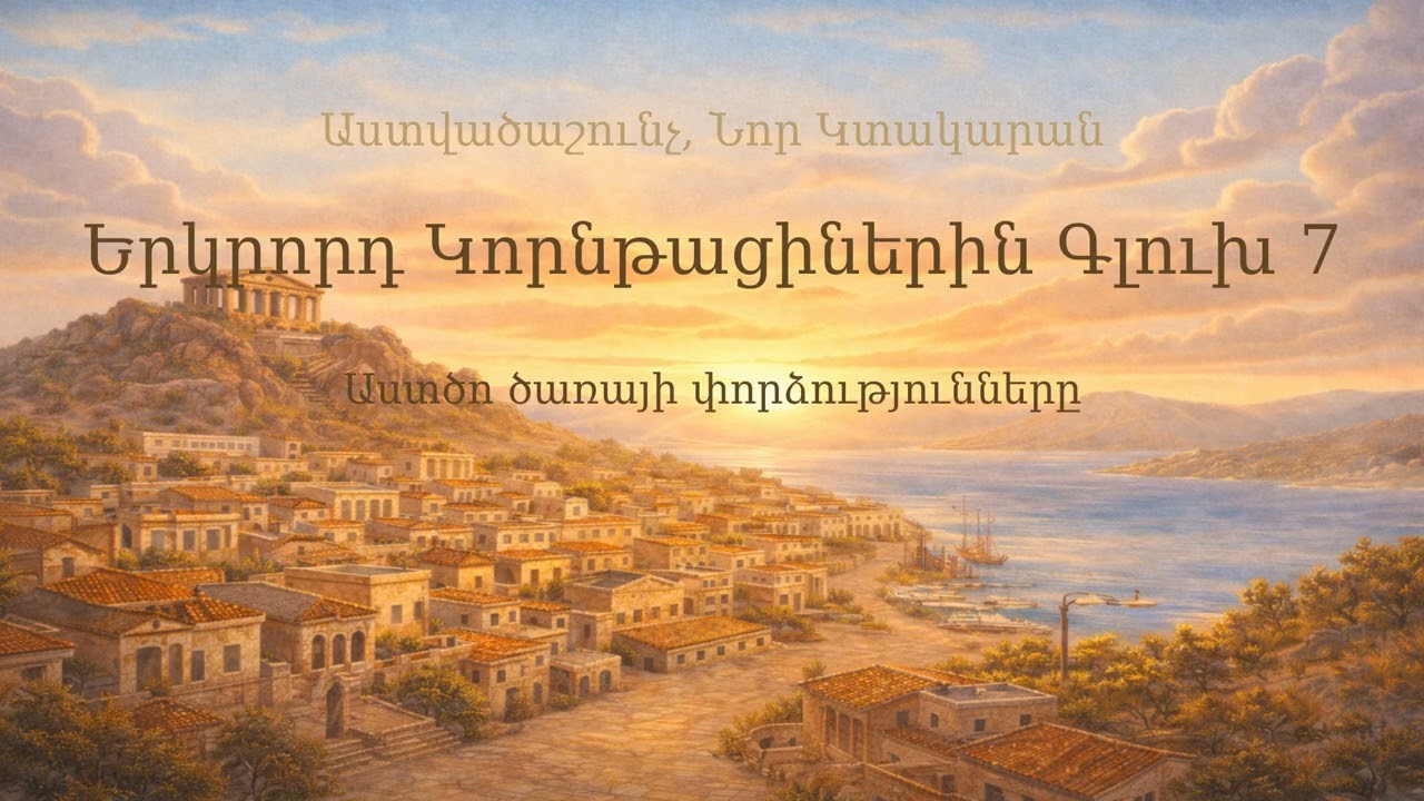 Բ Կորնթացիներին Գլուխ 7 | 2 Corinthians Chapter 7 | 2 Коринфянам 7
